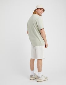 Ensemble veste/bermuda en coton lin